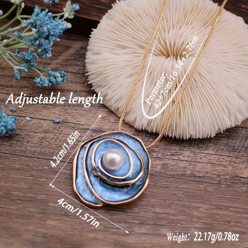 Bohemischer Anhänger Halskette