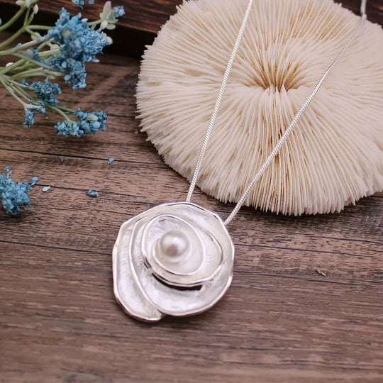 Bohemischer Anhänger Halskette