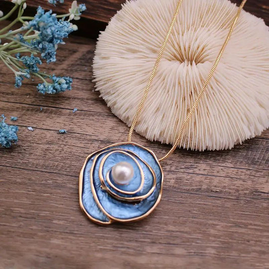 Bohemischer Anhänger Halskette