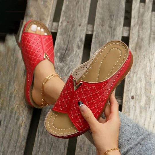 Bequeme Plateau-Pantoffeln