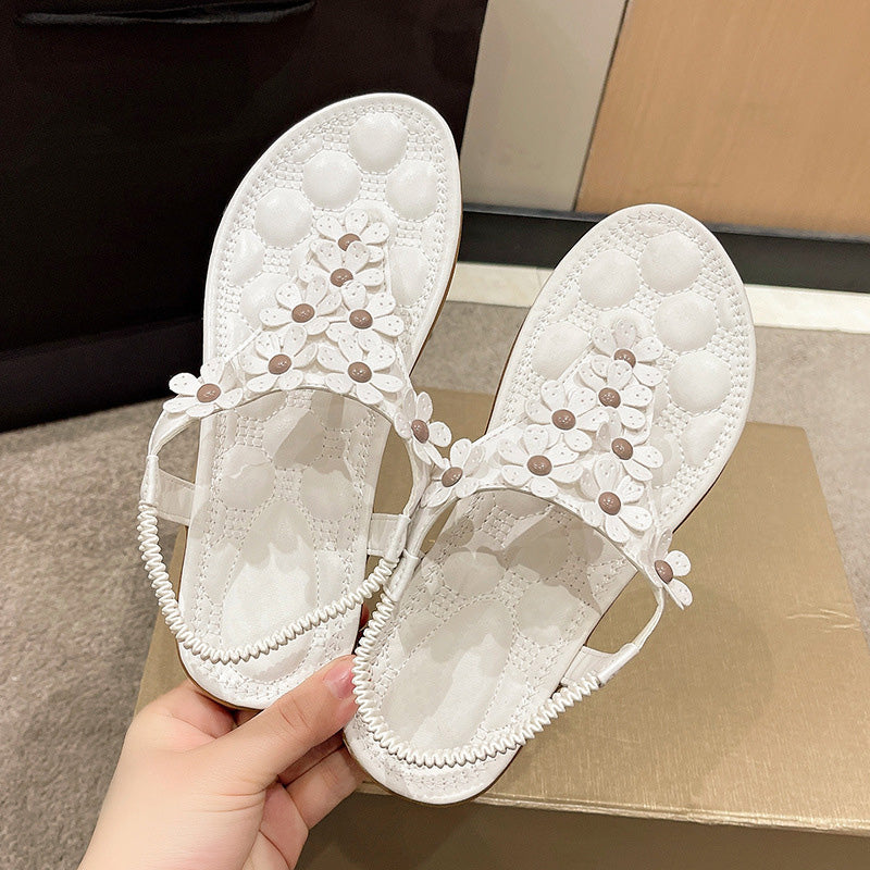 Blumen 3D StrandSandalen