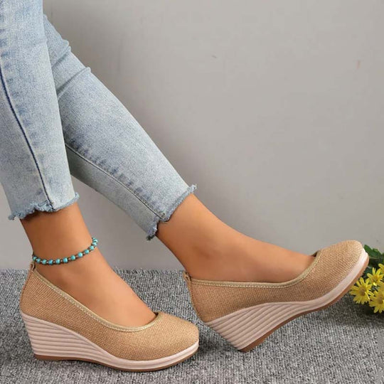 Bequeme Plateau-Schuhe
