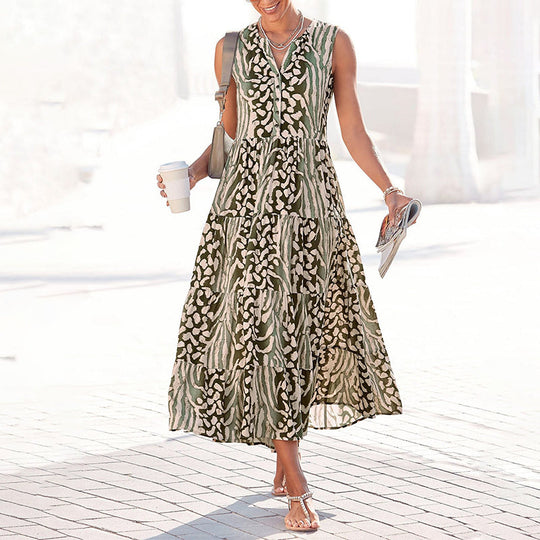 Vintage ärmelloses Kleid