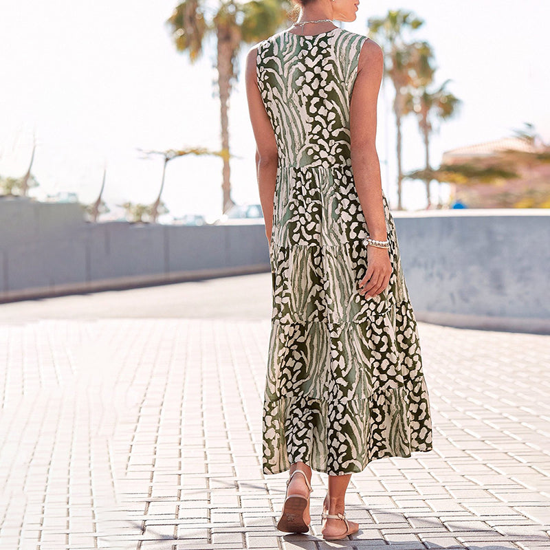 Vintage ärmelloses Kleid