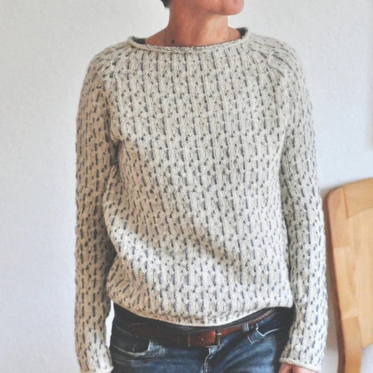 Lässiges gestricktes Pull-Over