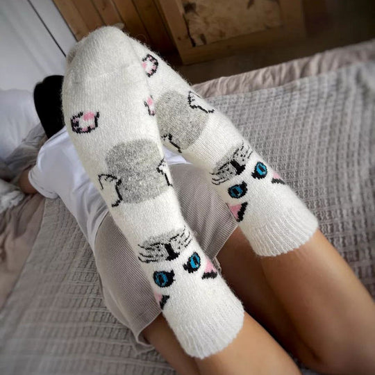 Warme Socken mit Cartoon-Design