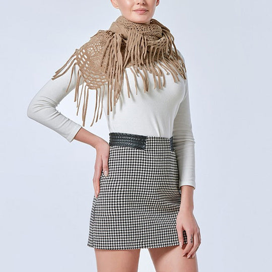 Eleganter Hohengürtel-Schal