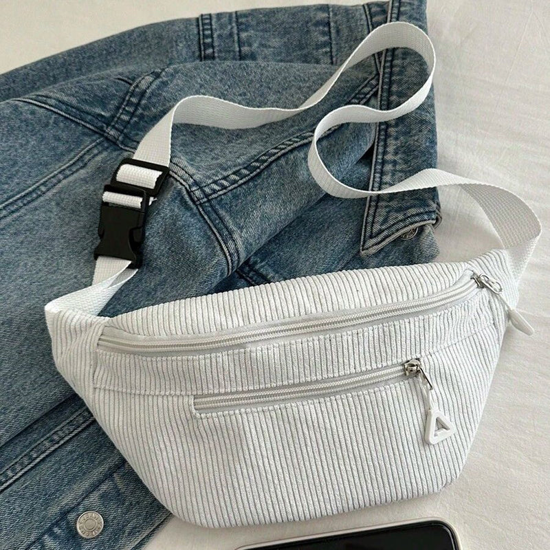 Entspannter farbenfroher Schultertasche