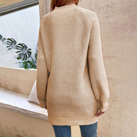 Lässiges gestricktes Kleid