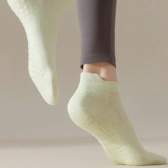 Einfarbige atmungsaktive Socken