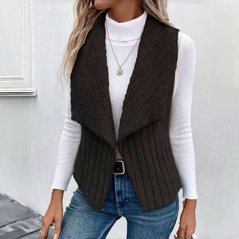 Lässiger Einfarbiger Cardigan