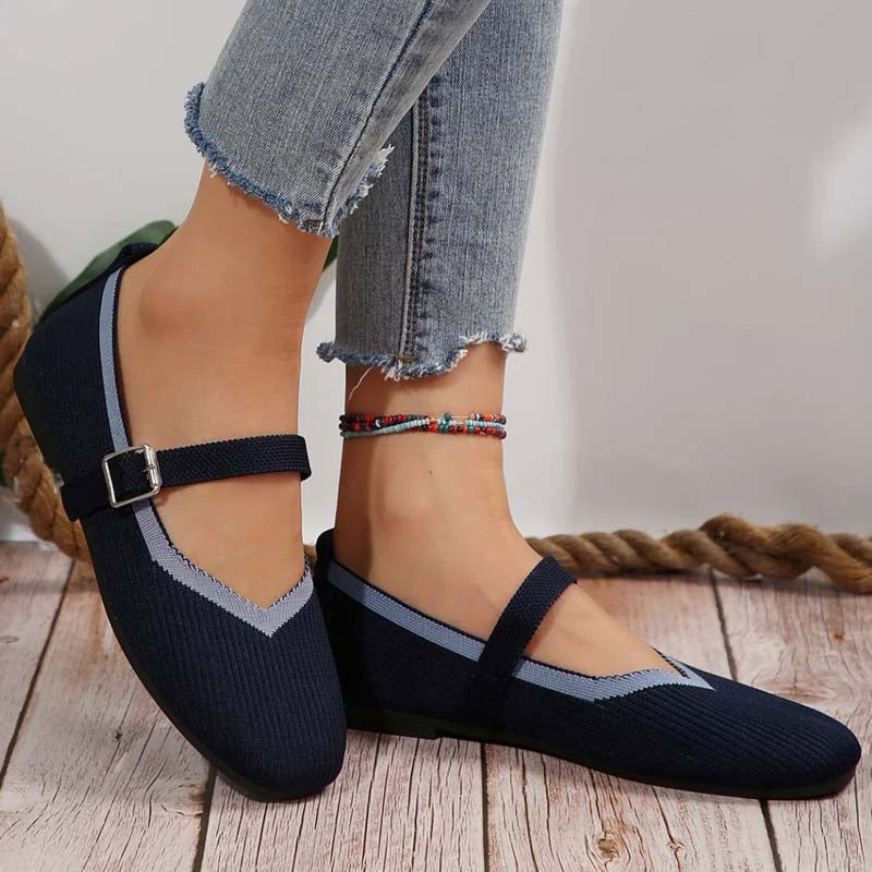 Atmungsaktive Flachschuhe