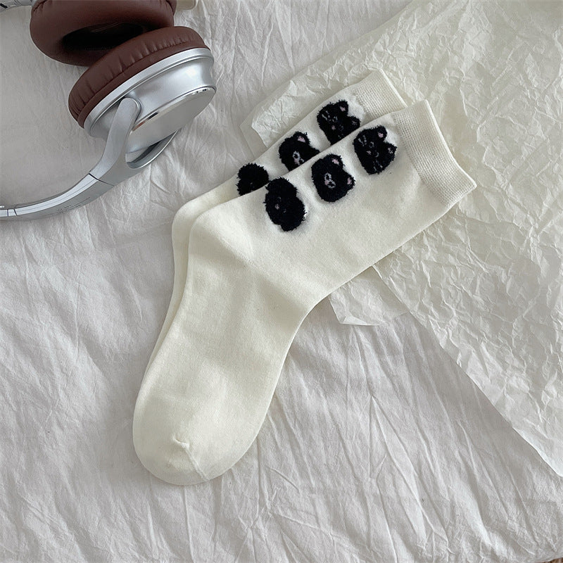 Lässige bedruckte Katzen-Socken