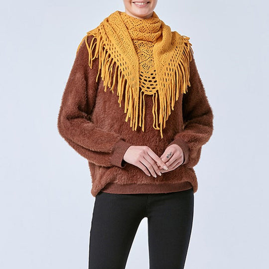 Eleganter Hohengürtel-Schal