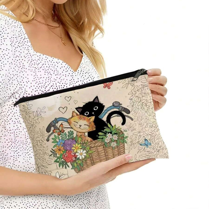 Hunde- und Katzen-Tragetasche mit Cartoon-Design