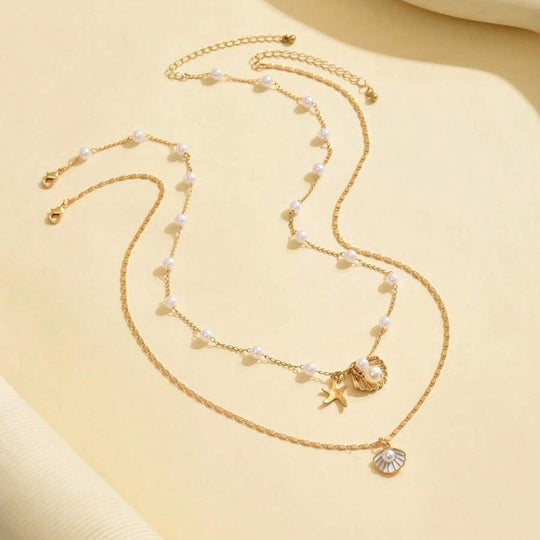 Boho Vintage Anhänger Halskette