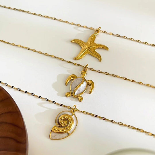 Bohemien Vintage Anhänger Halskette