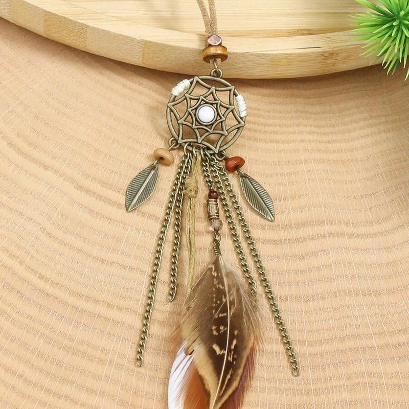 Bohemian Vintage Anhänger-Halskette