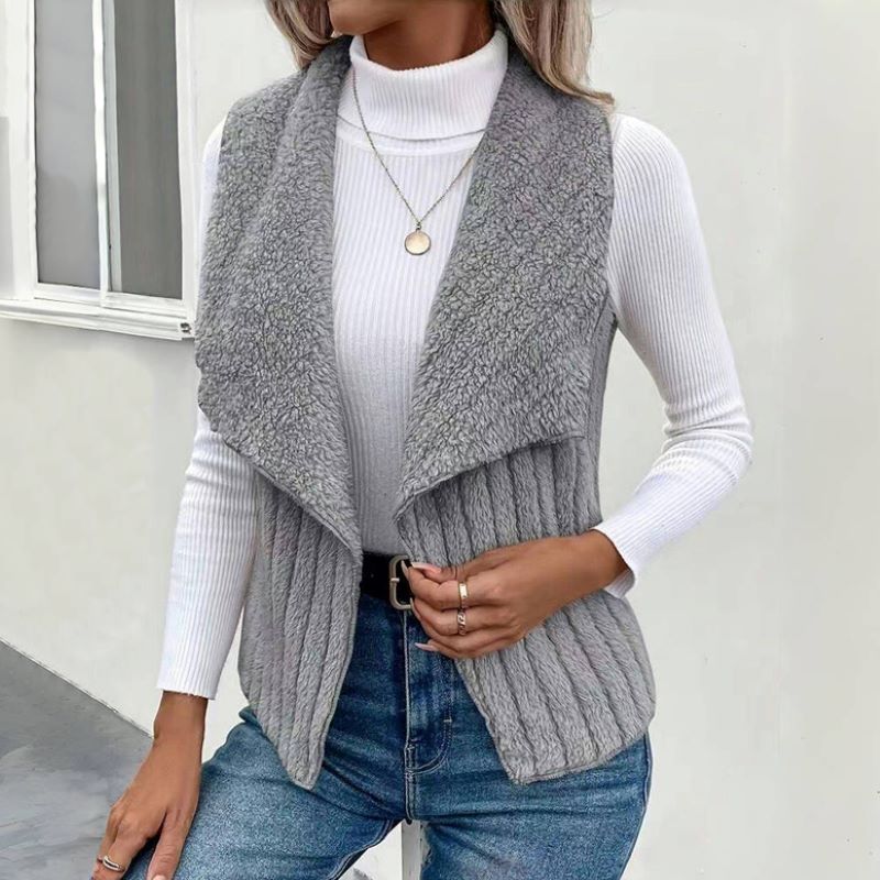 Lässiger Einfarbiger Cardigan