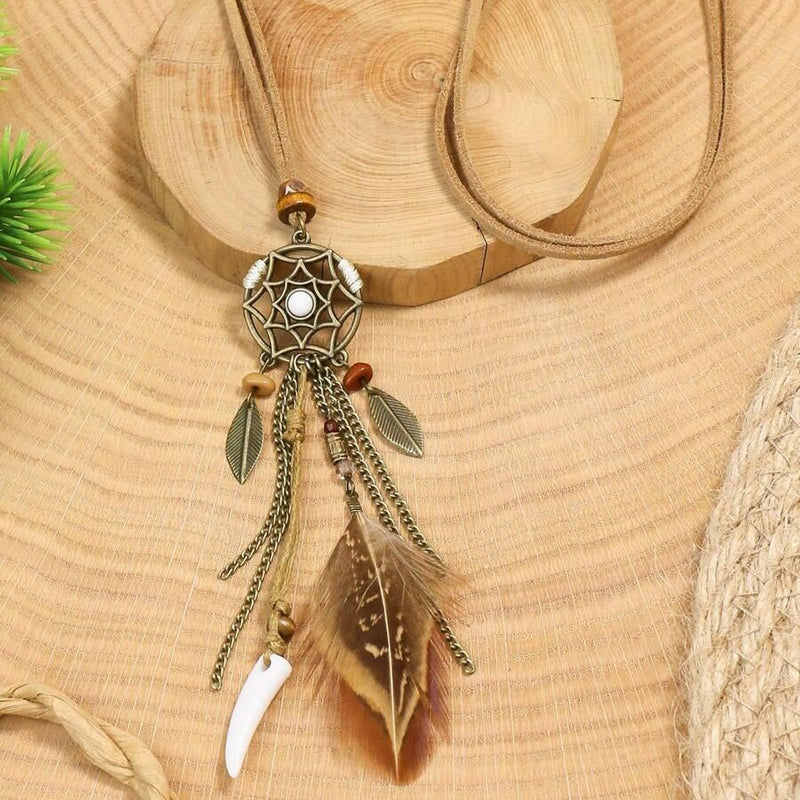 Bohemian Vintage Anhänger-Halskette