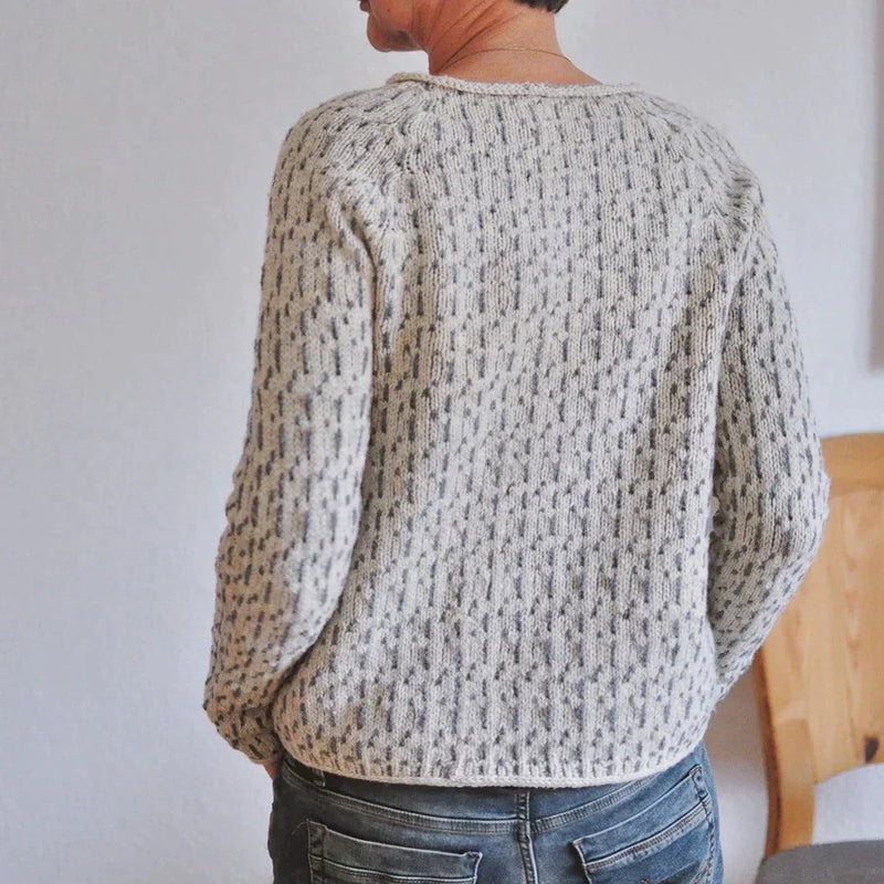Lässiges gestricktes Pull-Over