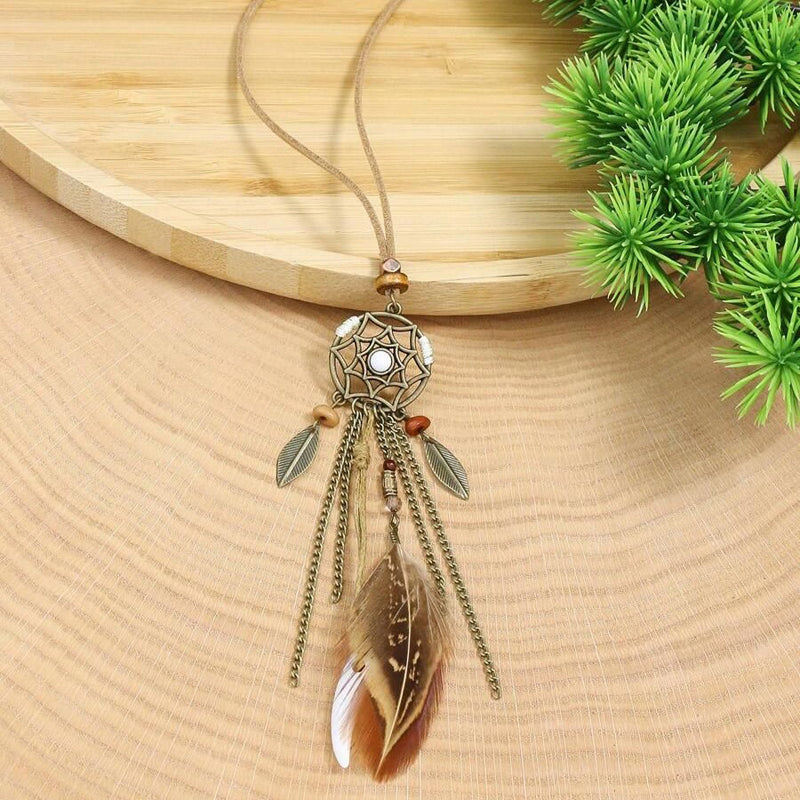 Bohemian Vintage Anhänger-Halskette