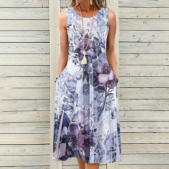 Vintage Kleid mit Blumenmuster