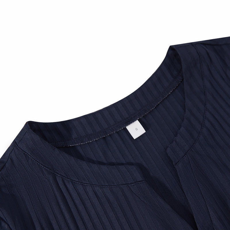 Lässige einfarbige Bluse