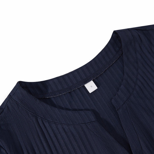 Lässige einfarbige Bluse