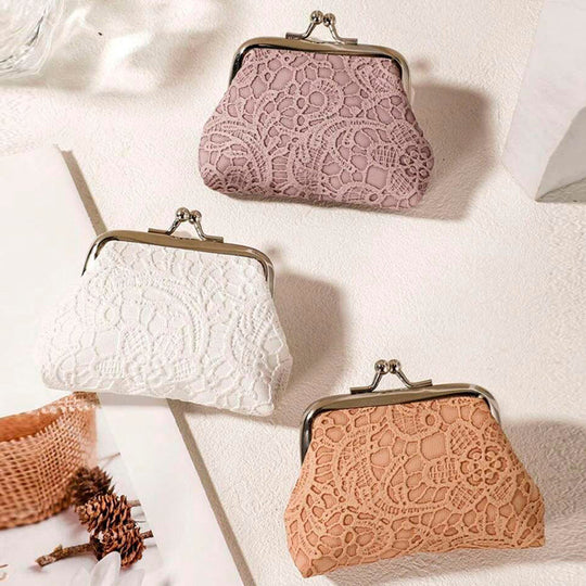 Vintage Spitze Geldbörse