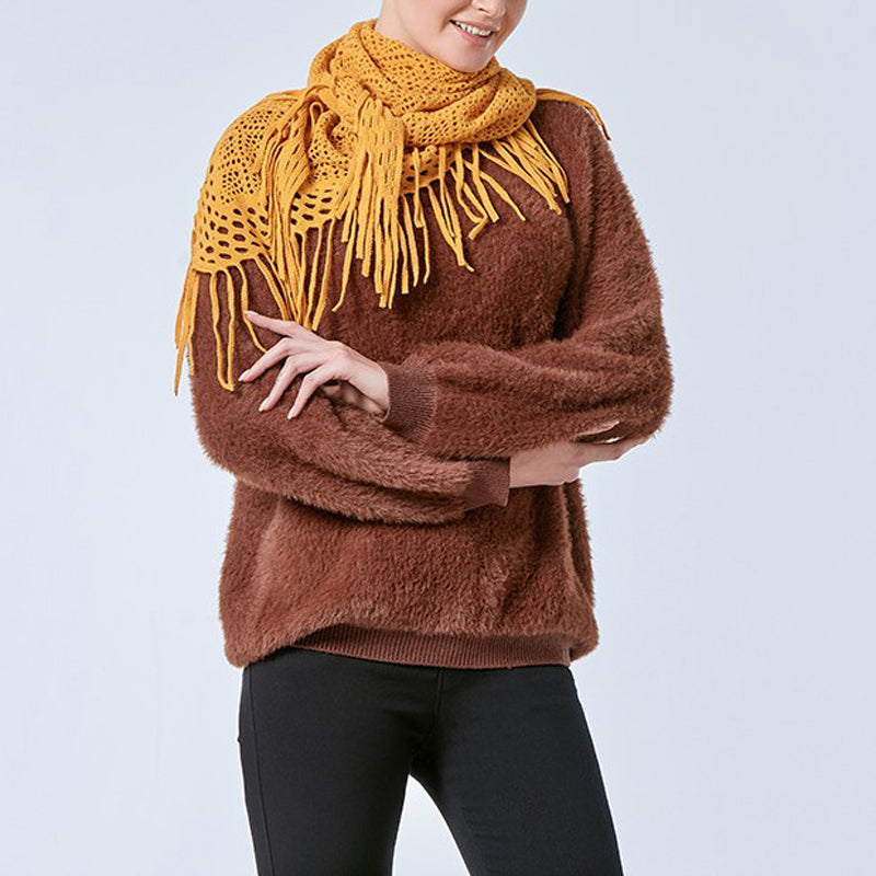 Eleganter Hohengürtel-Schal