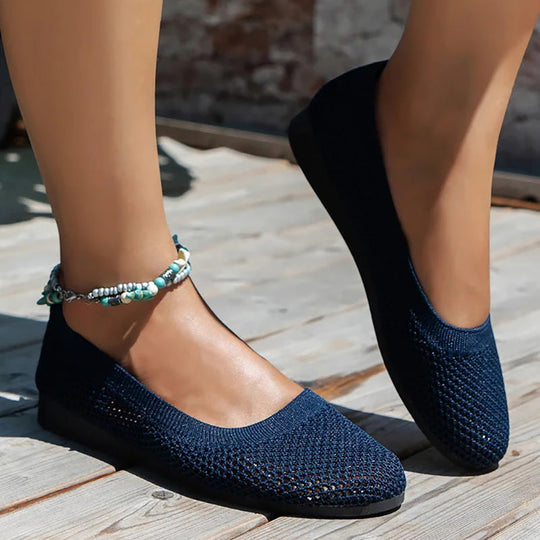 Bequeme luftdurchlässige Plateauschuhe