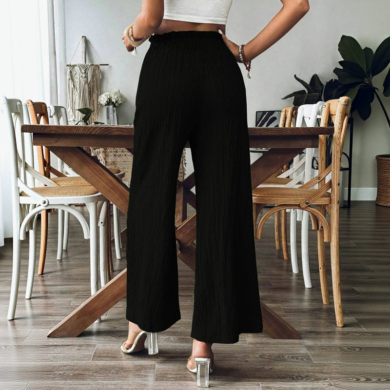 Freizeit-Hose in Unifarben