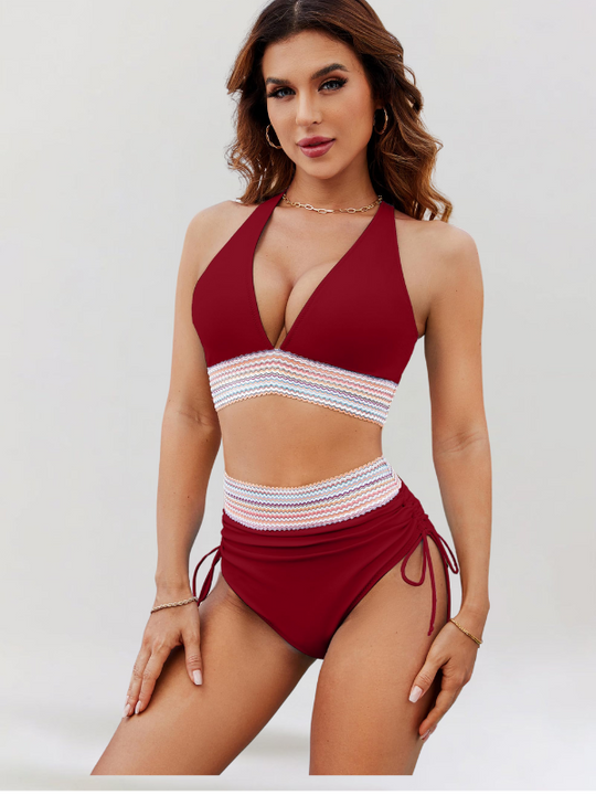 Bikini-Set mit Hoher Taille & Bauchkontrolle