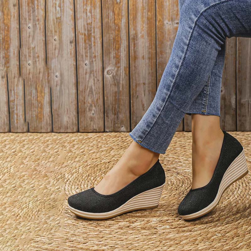 Bequeme Plateau-Schuhe