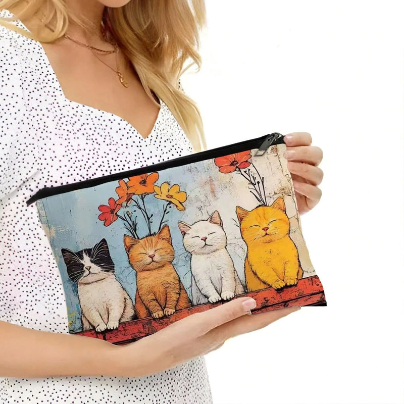 Hunde- und Katzen-Tragetasche mit Cartoon-Design