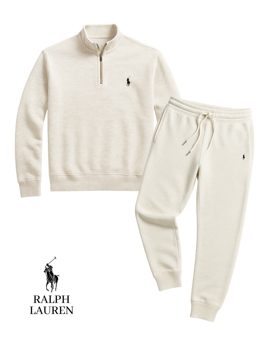 Essentielles Half-Zip & Jogger-Set