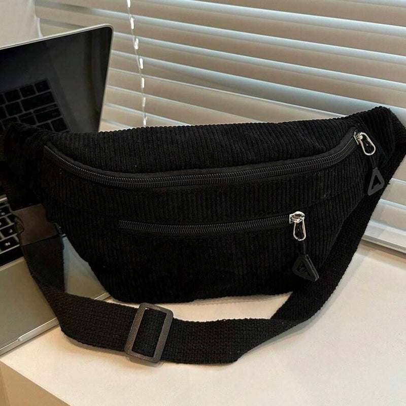 Entspannter farbenfroher Schultertasche