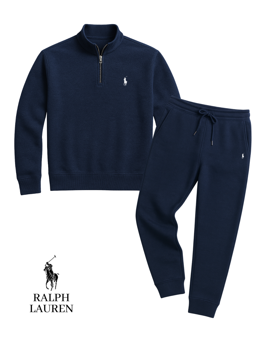 Essentielles Half-Zip & Jogger-Set