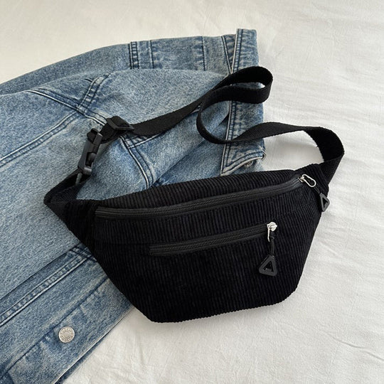 Entspannter farbenfroher Schultertasche