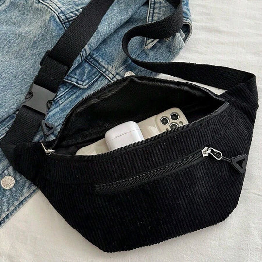 Entspannter farbenfroher Schultertasche