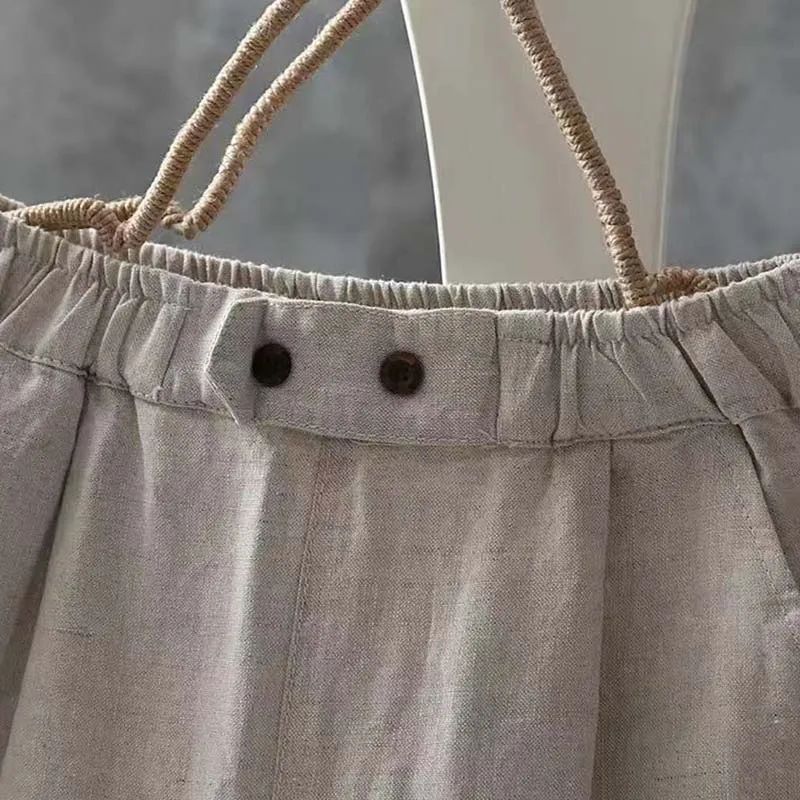 【Coton Et Lin】Bequeme Freizeithose