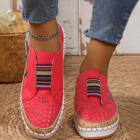 Sneaker mit Katzenmuster