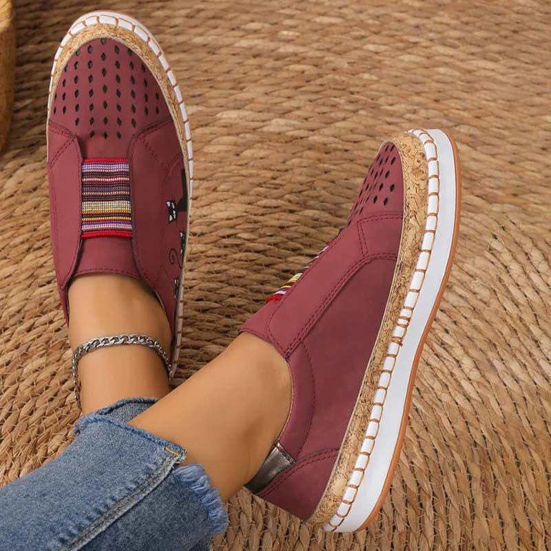 Sneaker mit Katzenmuster