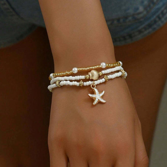 Perlenarmband Bohemien