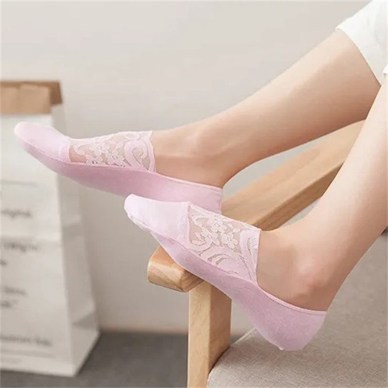 Atmungsaktive Blumenstrümpfe