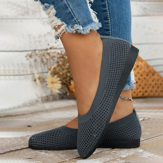 Bequeme luftdurchlässige Plateauschuhe