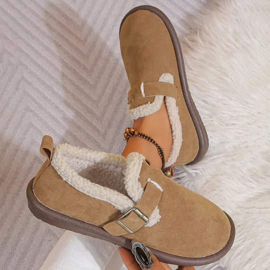 Bequeme Warme Plateauschuhe