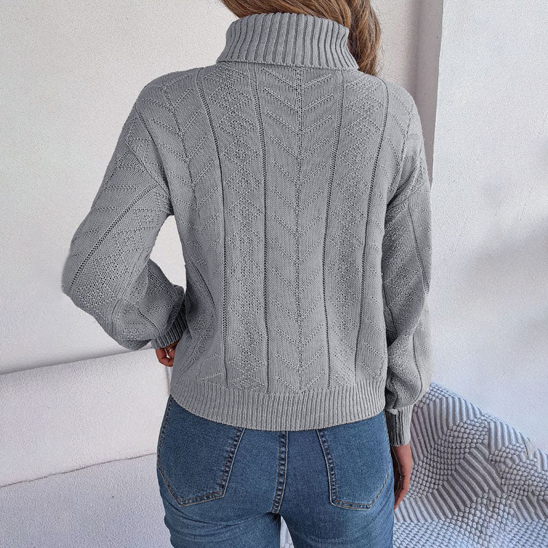 Lässiger gestrickter Pull