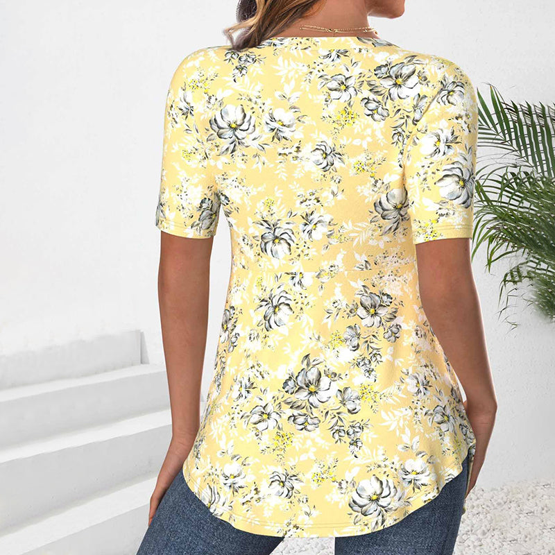 Elegante Bluse mit Blumenmuster